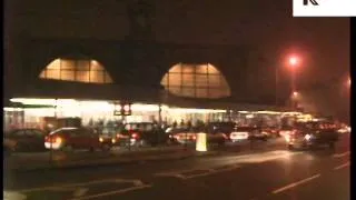 Late 1980s/ Early 1990s King's Cross, London at Night, Archive Footage