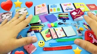 DIY 100% Real Miniature School Supplies - [REALLY WORKS] - simplekidscrafts