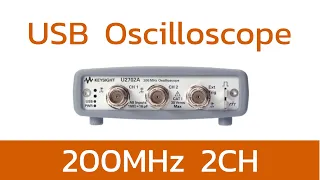 USB Oscilloscope Review - Agilent U2702A/U2701A 200MHz/100MHz 2CH Portable