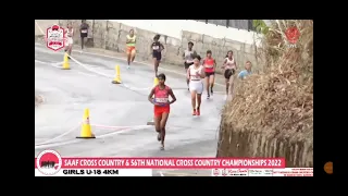 SSF CROSS COUNTRY & 56TH NATIONAL CROSS COUNTRY CHAMPIONSHIPS 2022. U-18 4KM GIRLS.🥉