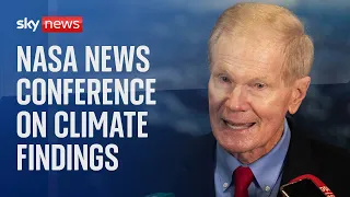 NASA holds news conference on latest climate data findings