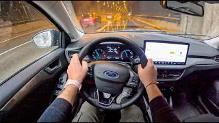 2023 Ford Focus Facelifting [1.0 125HP] |0-100| POV Test Drive #1729 Joe Black