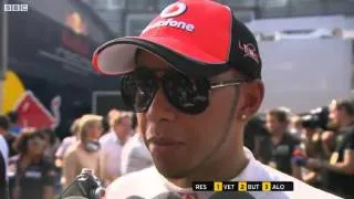 F1 2011 Italy - Lewis Hamilton has no complaints about Michael Schumacher