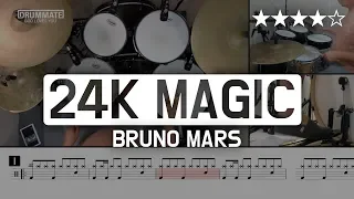 [Lv.15] 24K Magic - Bruno Mars (★★★★☆) Pop Drum Cover