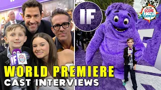 IF Movie World Premiere Cast Interviews Ryan Reynolds, John Krasinski, Cailey Fleming, Matt Damon +