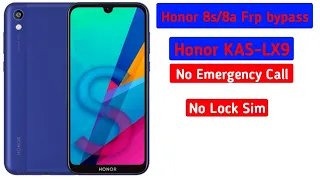 Honor KAS-LX9 Frp Bypass | honor 8s/8a Google Account Unlock Umt | Honor All Mtk Frp Remove 1 Click