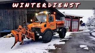 ❄️Schneeräumung🌨️Winterdienst Unimog U1400 6Zylinder Power Sound💯 Nov.21