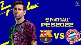 eFootball 2022 - PES 2022 - Barcelona vs Bayern Munich