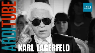Karl Lagerfeld raconte sa drôle de vie chez Thierry Ardisson | INA Arditube