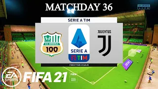 FIFA 21 - Sassuolo vs Juventus | Serie A TIM 2020/21 Matchday 36 | Next-Gen Gameplay