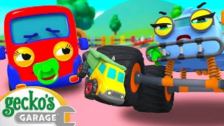 Baby Truck vs Baby Monster Truck! | Gecko's Garage | Trucks For Children | Cartoons For Kids