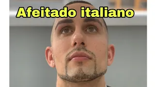 Como hacer una Barba fina , Arreglo de barba italiana  marshan barber  déjame aprender barba delgada