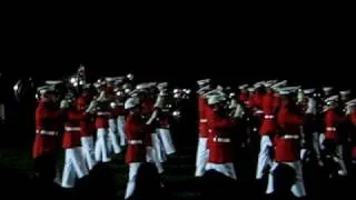 2. Marine sunset parade. Partial band - sliding step