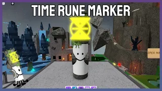 How to find the "Time Rune" Marker |ROBLOX FIND THE MARKERS