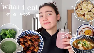 what I eat in a week | college student edition