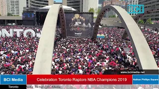 Toronto Raptors Champions NBA 2019  Nathan Phillips Square