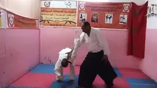 Aikido avec Debutant Slow Mouv