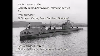 HMS Truculent 72nd Anniversary Memorial Service