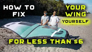 How to Fix your WING yourself | WING FOIL