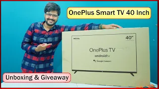 OnePlus Y Series 40 Inch LED Smart Android TV Unboxing2021 Model "Amazing Colors"