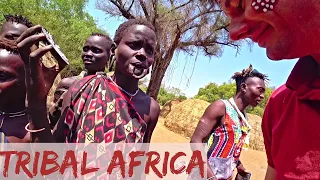 Village Life at the MURSI TRIBE in Ethiopia 🇪🇹 vA 54