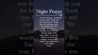 Night Prayer 🧎🏾‍♀️#prayer #nightprayer #jesuschrist  #jesus #daily #dailyprayer
