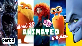 Best 20 Animated movies | Part 2 | Computer animated movies | Disney, Dreamworks, Pixar