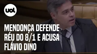 STF: André Mendonça defende réu do 8/1 e responsabiliza Flávio Dino
