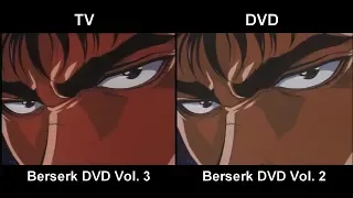 BERSERK 1997 Opening Comparison (TV vs DVD)