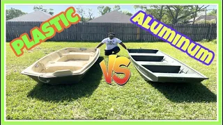 PLASTIC vs ALUMINUM! Which is the BETTER BOAT?