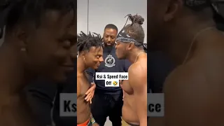 KSI & iShowSpeed Face Off 🤣 Mocks Jake Paul & Andrew Tate #shorts