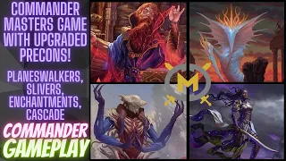 Commander Masters Game - Commodore Guff, Sliver Gravemother, Anikthea, Zhulodok - EDH Format