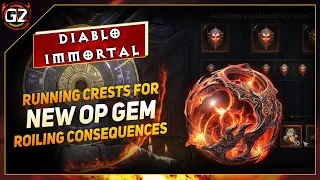 Running CRESTS for OP Gem - ROILING CONSEQUENCES| Diablo Immortal