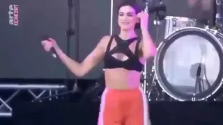 dua lipa dancing to "colors" by loona