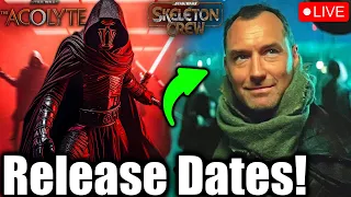 The Acolyte AND Skeleton Crew RELEASE DATES?! 10,000 SUBSCRIBERS! (& More News)..........LIVE!