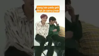 yang lain pada geli lihat jin sama jimin #jin #jimin #bts