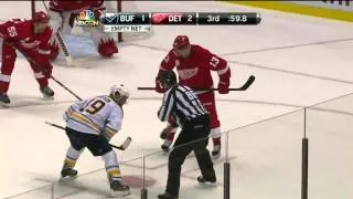 Last 1:30 of game. Buffalo Sabres vs Detroit Red Wings 10/2/13 NHL Hockey