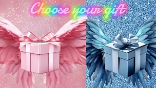 Choose your gift Pink Gift Vs Blue gift challenge #pickonechallenge #pickonekickonequiz