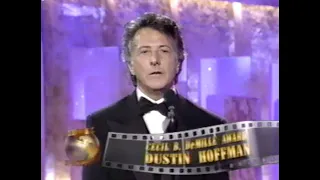 54th Golden Globes 1997 Dustin Hoffman Cecile B DeMille Award Presented by Tom Cruise