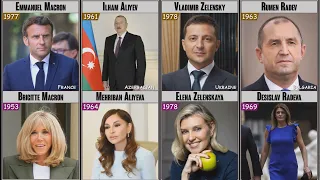 Wives of presidents of different countries. Age difference. Who has the most beautiful wife? 💘