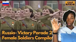 Women’s Troops of Russia 🇷🇺 || Victory Parade REACTION 😱