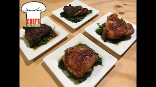Lesson 14: Chicken Thigh Roasted In Red Miso & Honey