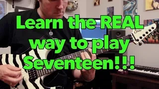 How Reb Beach REALLY plays Seventeen by Winger! Weekend Wankshop 197