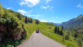 Driving the Pragel Pass, Switzerland