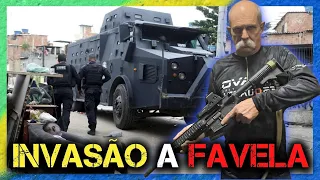 SARGENTO FAHUR INVADE FAVELA DO RJ COM BLINDADO DA CORE E É SURPREENDIDO!