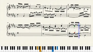 BWV 868 - WTC I Prelude and Fugue No.23 in B Major