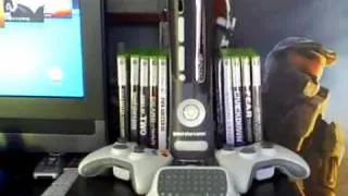 My Xbox 360 Gaming Setup and My Room =]