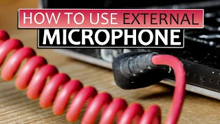 How to use external microphone on laptop windows 10 (DELL XPS)