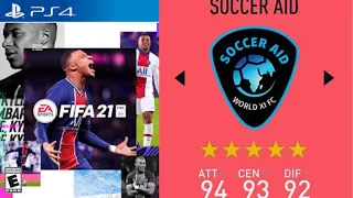 UNE EQUIPE DE LÉGENDE SUR FIFA 21 (soccer aid)