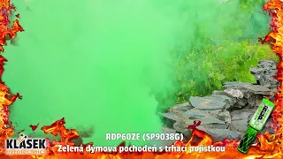 Green Smoke Grenades 5 Pack by Klasek Fireworks